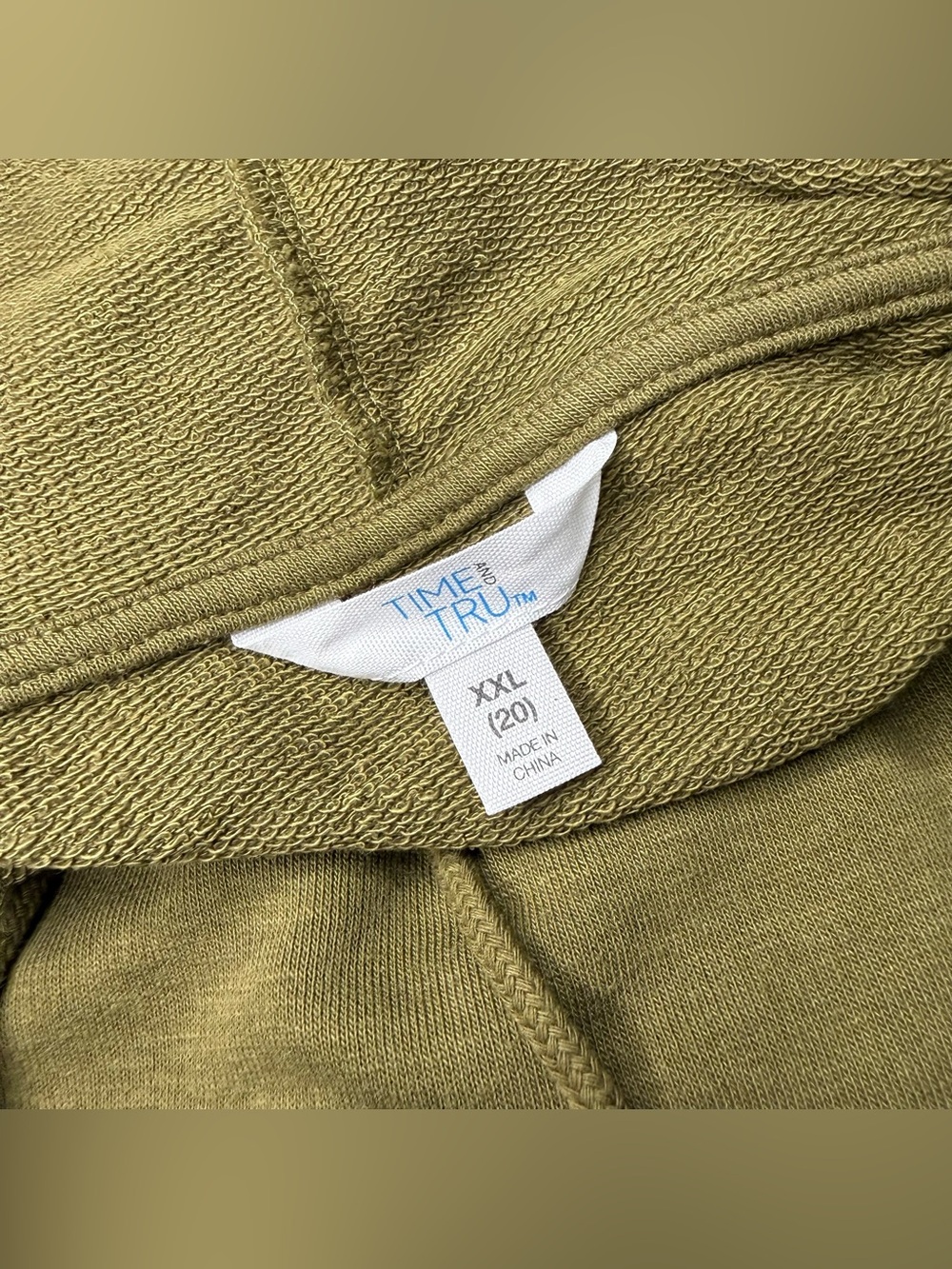 Time and Tru Waffle Knit Pullover Hoodie Size XXL NWOT Boho Loungewear - Picture 7 of 9